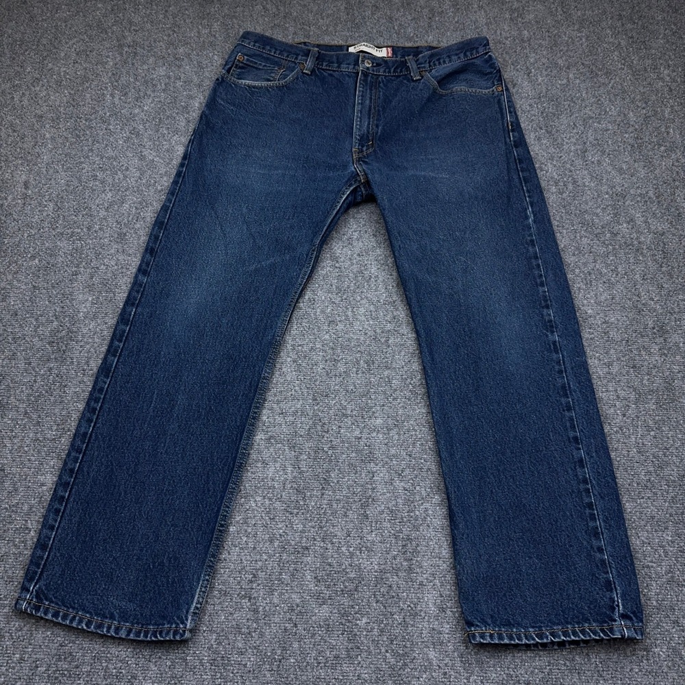 Levi's 505 Jeans Men's 38x30 Medium Wash Denim Regular Straight 100% Cotton